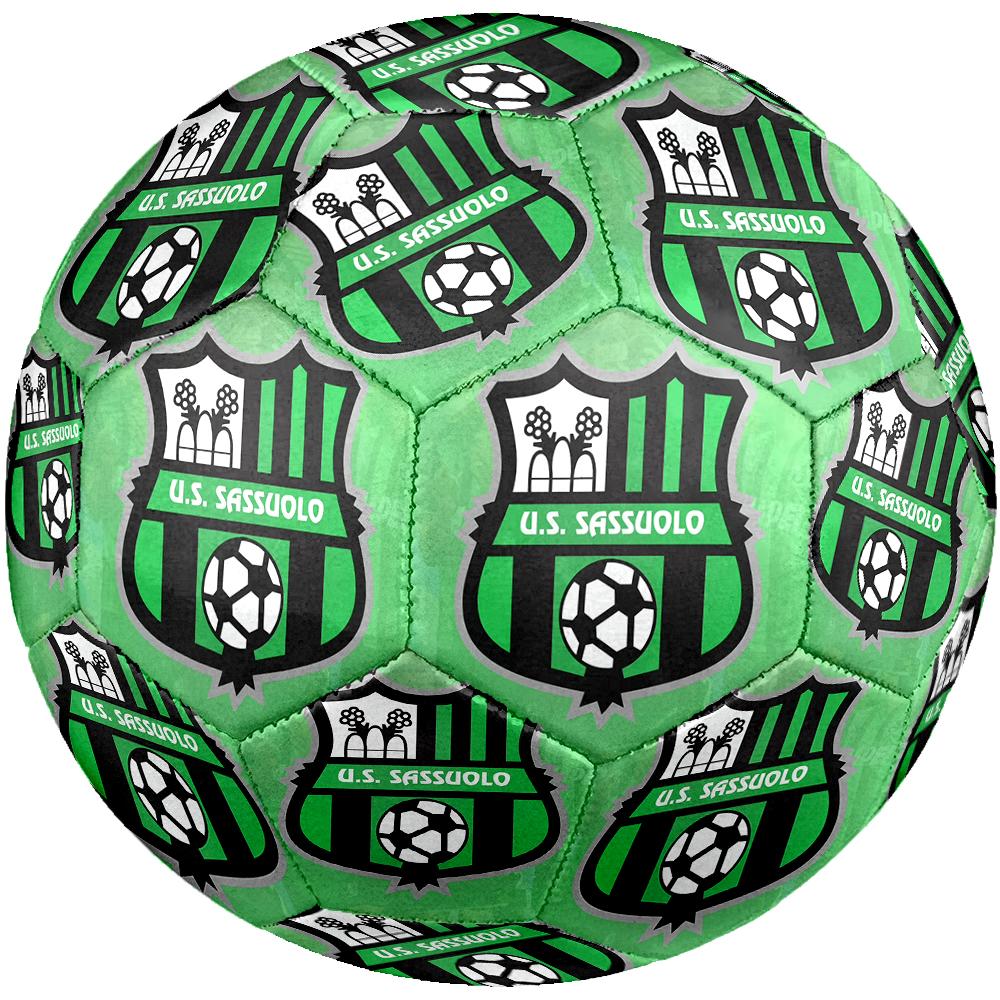 Sassuolo FC Soccer Ball, Colorful, Suitable for All Ages, Machine-stitched, PVC Material, Competition Grade, Durable and High Bounce