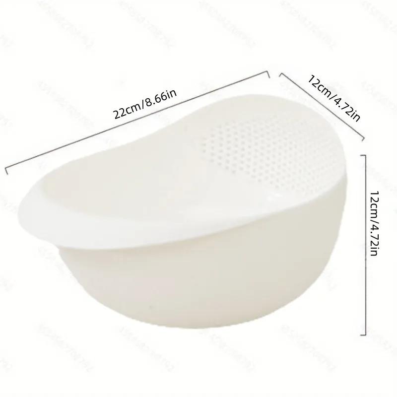 1 pz Plastica Alimentare di Pulizia Riso Scolapiatti Filtro Scolapiatti Frutta e Verdura Setaccio Drenante Forniture da Cucina Piccoli Utensili