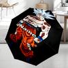 Custom Name Dragon Ball Theme Automatic Umbrella, Lightweight & Portable, 8 Rib, Perfect for Outdoor Travel, Birthdays, Christmas, Gifts.