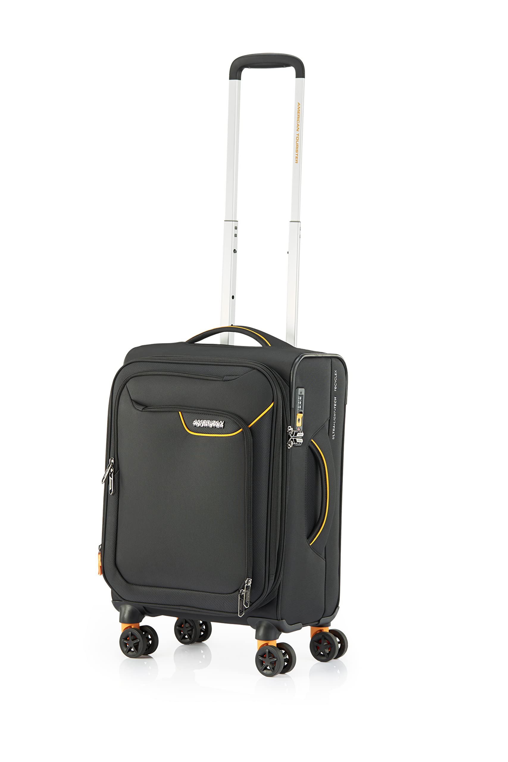 

Suitcase Carry Case Upright APPLITE Spinner S Size Expandable Lightweight 55cm Black Mustard [American Tourister] 4.0 4.0 55/20 Carry-on 38/40L 2.1kg