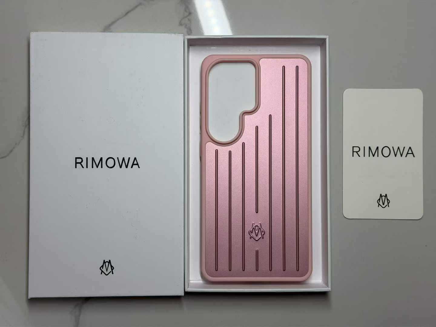 

RIMOWA Genuine Samsung Galaxy S26 Ultra Suitcase Phone Case S25 Ultra розовый