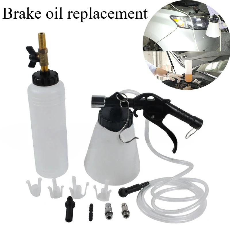1L 0.75L Car Brake Bleeder Hydraulic Pumping Fluid Pump Kit Oil Change Purge Tank Tubes Repair Tool Truck Motorcycle Accessorie