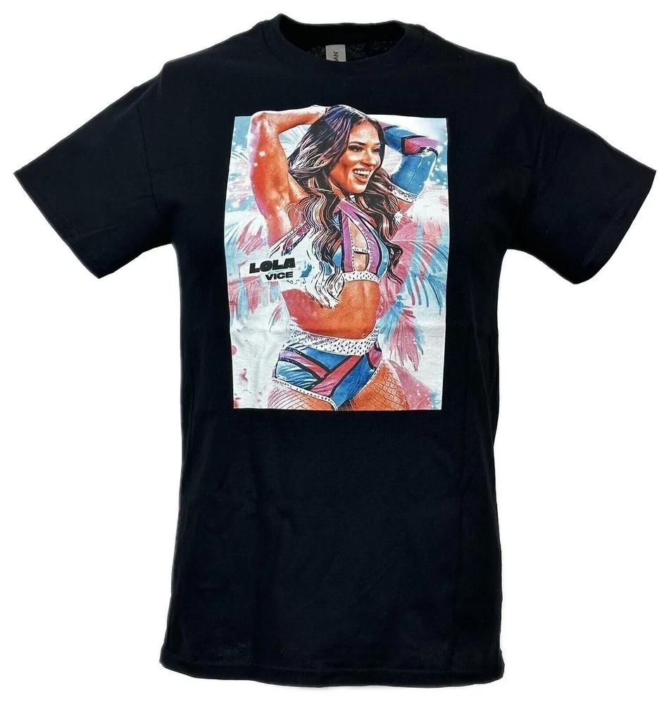 Lola Vice Poster Print Black Tshirt M