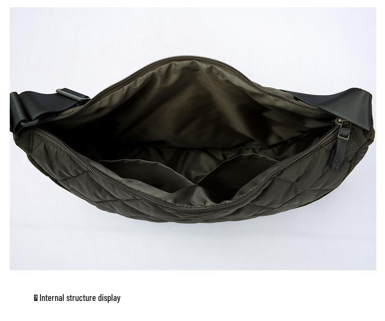 Women's Trendy Nylon Dumpling Bag - Large Capacity Shoulder/Crossbody for Autumn/Winter 2025