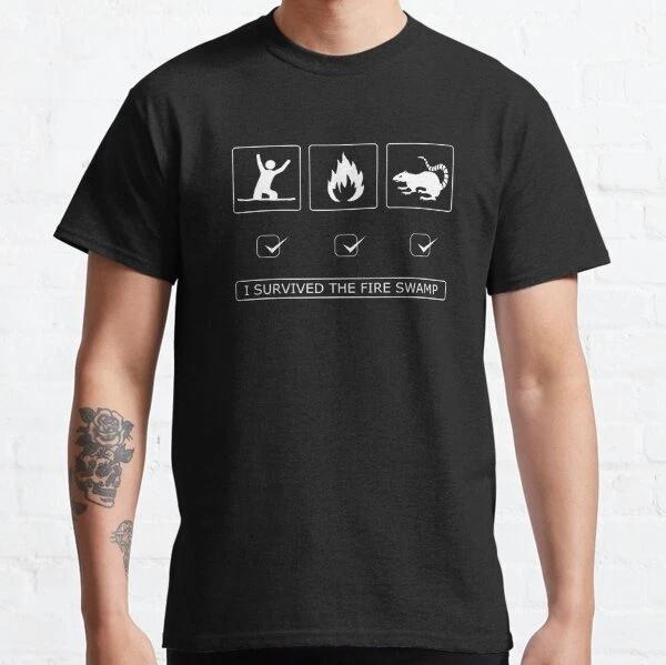 Hazards of the fire swamp Retro Vintage Classic T-Shirt S-3XL 3XL