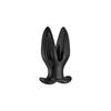 Hollow Penetrating Anal TPE Dildo for Suitable for Large Inner Tunnel Anal Anal Anal Anal Black XL Plug, Women, V-Shaped, Observation, Popular, Hole,