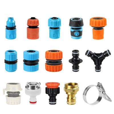 4-Punts Snelkoppeling Tuinslang Waterconnector en Sproeier Set