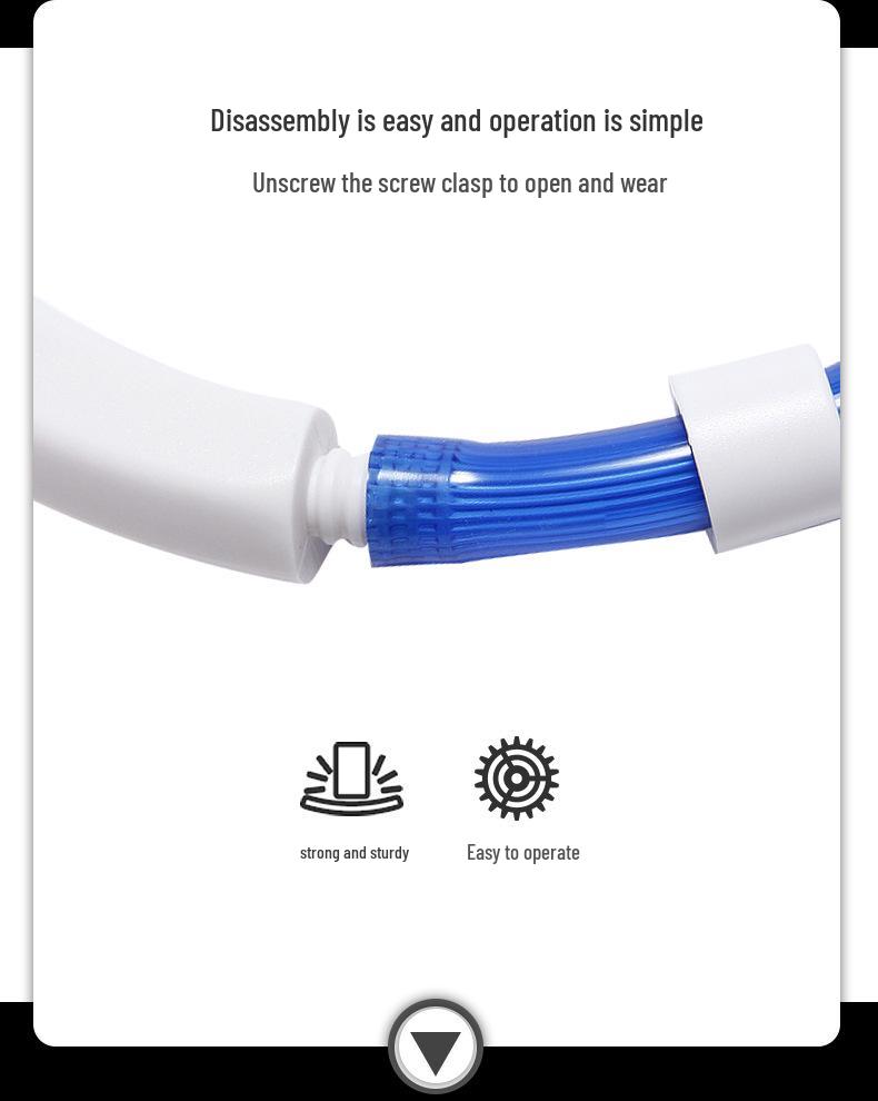 USB Rechargeable Light-Up Dog Collar - Luminous, Suitable for All Breeds