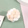 Plush Cat Toy Ball with Built-in Bell Soft Macaron Balls Bite-Resistant Cat Chew Toys for Indoor Cats and Kittens