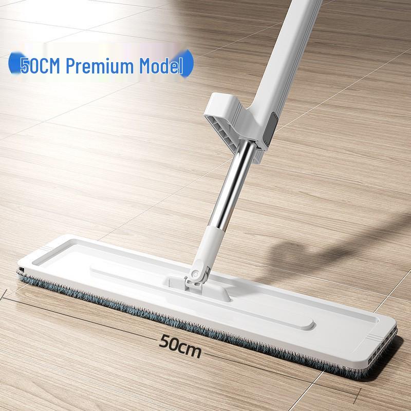 360° Rotating Microfiber Flat Mop - Large, Absorbent, Hand-Wash-Free Mopping for Easy Cleaning