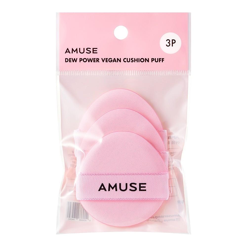 Amuse Make Dew Power Cushion Puff 3p