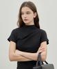 ELLIOTI Mock Neck Draped Ts_2Color