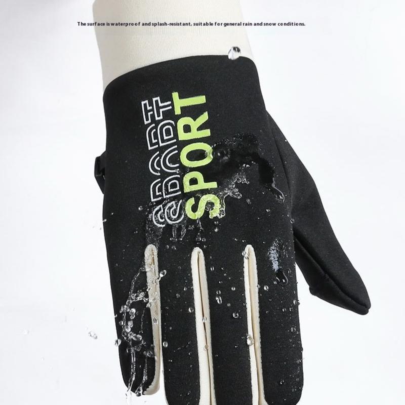 Autumn Winter Outdoor Cycling Gloves Gym Fitness Sports Running Warm Touch Screen Nonslip Gloves Motorcycle Gloves