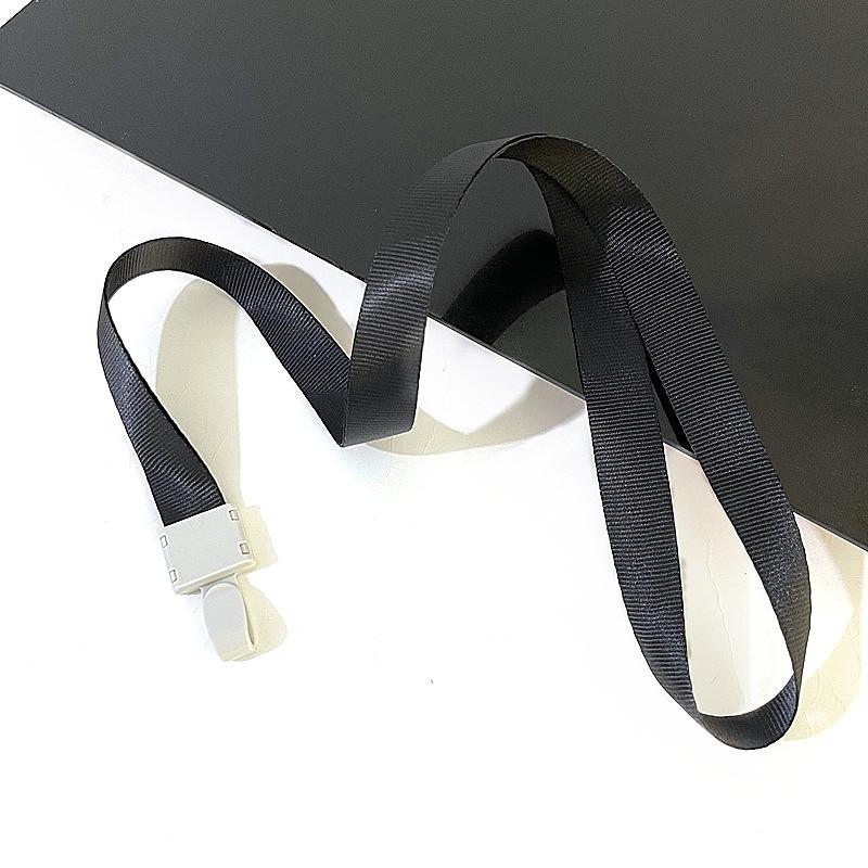 Plastic Double Sided Transparent Employees Work School Credential Badge Office Pass Id Card Holder Accessories Lanyard Decor