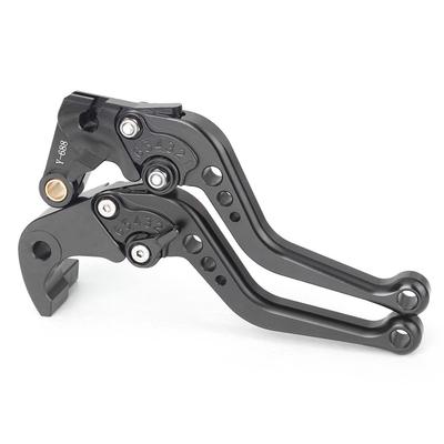 Mallofusa CNC Pair Short Brake Clutch Levers for Honda CBR600RR 2007-2016 / Honda CBR1000RR/FIREBLADE/SP 2008-2016 Black CNC Aluminum