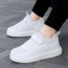 Boys & Girls Lightweight Athletic Sneakers – Comfortable Casual Shoes for School, Running & Everyday Wear – White, Size 35