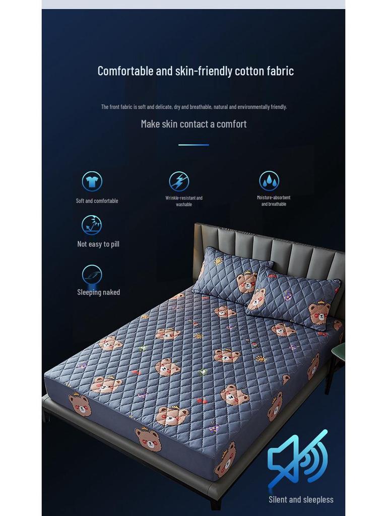 Wasserdichter Baumwoll-Matratzenschoner & Urin-Pad (Ausgabe 2025) - Kissenbezüge nicht im Lieferumfang enthalten.