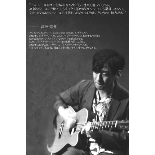 Micawber Guitar/Bass Shielded Cable, S-L, Recommended by Top Japanese Players, Break-Resistant, Lightweight, Tweed Woven Fabric (3m)