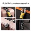 TSA Customs Colorful Code Lock for Travel Luggage Password Changeable Lock Contrast Color Design Padlock Cabinet Locker