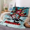 Custom Name Iron Man Flight Flannel Blanket Throw Blanket Soft Warm Sofa Bed Decor Unique Gift