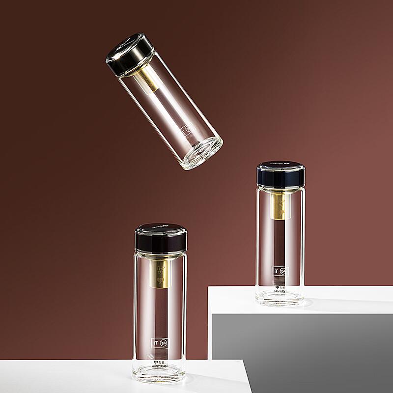 Vientiane Single-Layer Borosilicate Glass Tea Cup with Infuser