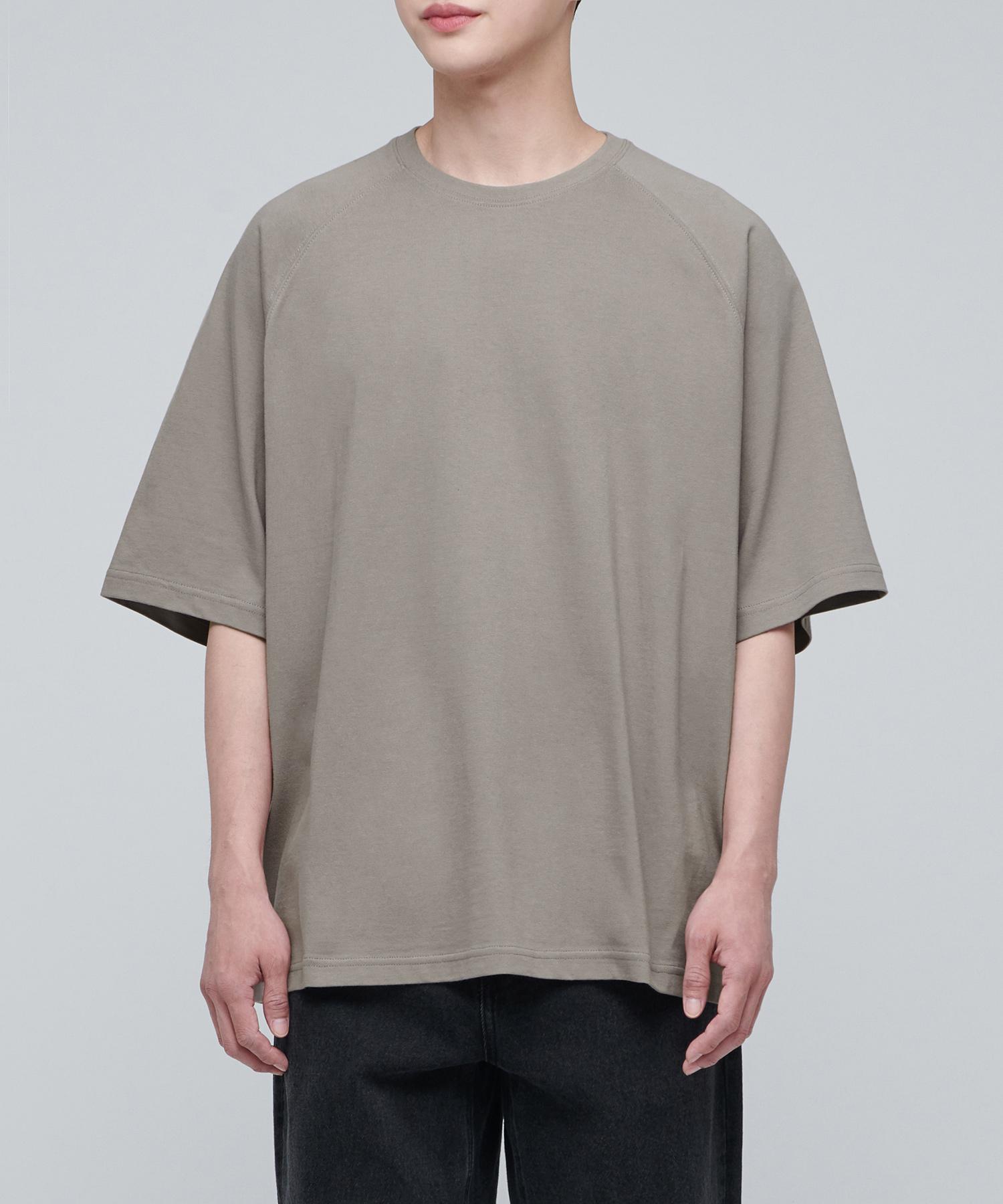 Musinsa Standard Extra Oversized Raglan T-Shirt [Dusty Beige] Dusty Beige/L