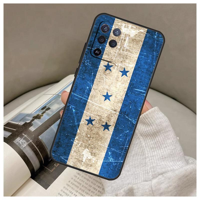 Honduras Flag Case For Oppo A80 A60 A40 A5 Pro A15 A16 A17 A57 A77 A94 A74 A54 A76 A96 A18 A38 A58 A78 A98
