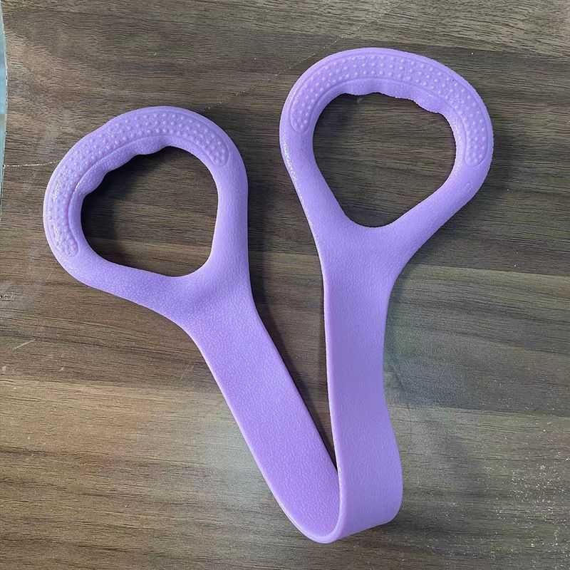 

8 Words Chest Expander Open Back Fitness Resistance Band Muscle Trainer Open Shoulder Beauty Back Non Slip Yoga Rope Stretch Handy Gadget Silicone One-piece 8-word Rally Lilac Purple