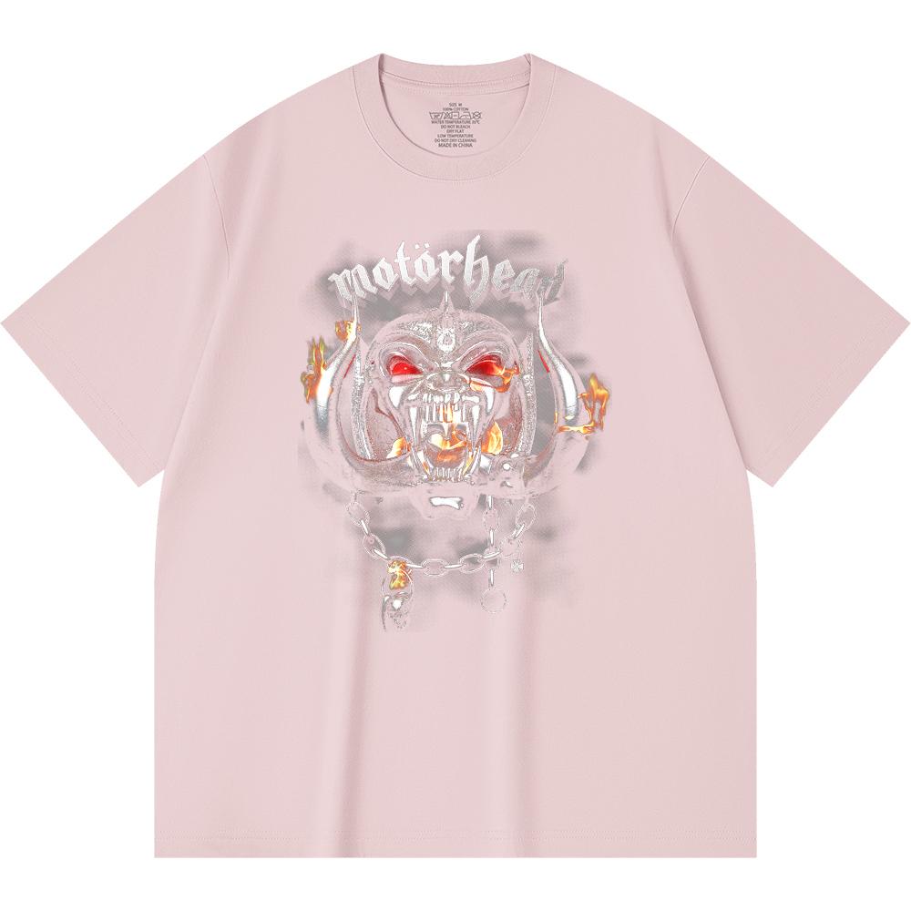 T-shirt Heavy Metal 230 g/m² 100% Bawełna Z Nadrukiem Zespołu Rockowego Popularnej Muzyki Unisex Ciężki Bawełniany T-shirt