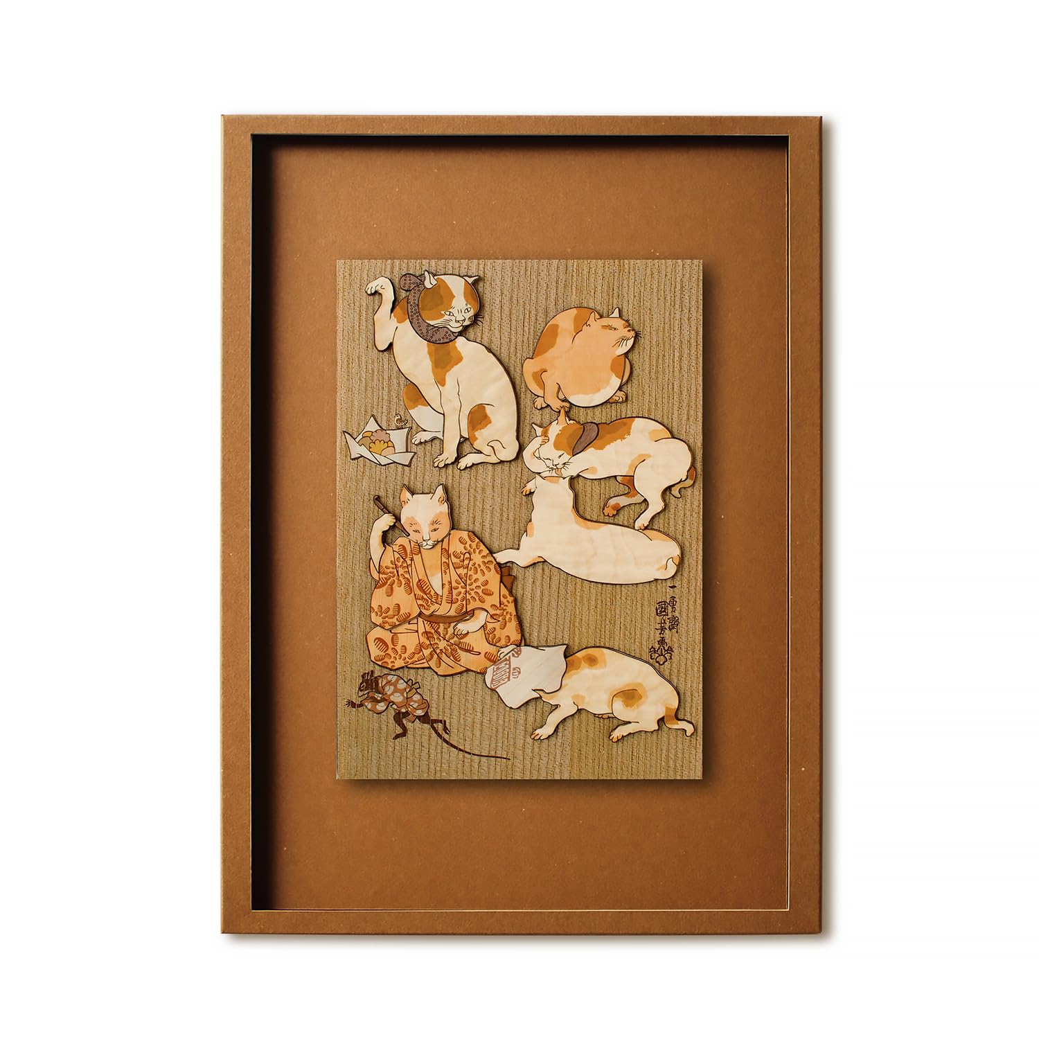 

KINOWA Tatoe Jin no Uchi Part 1 Woodcut Original Handmade Kit Ukiyo-e Utagawa Kuniyoshi Cat Made in Japan