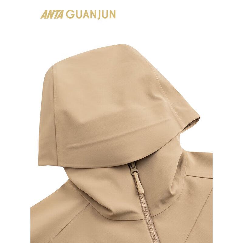 ANTA Men's Lingfeng MX Softshell Fleece-Lined Hiking Jacket