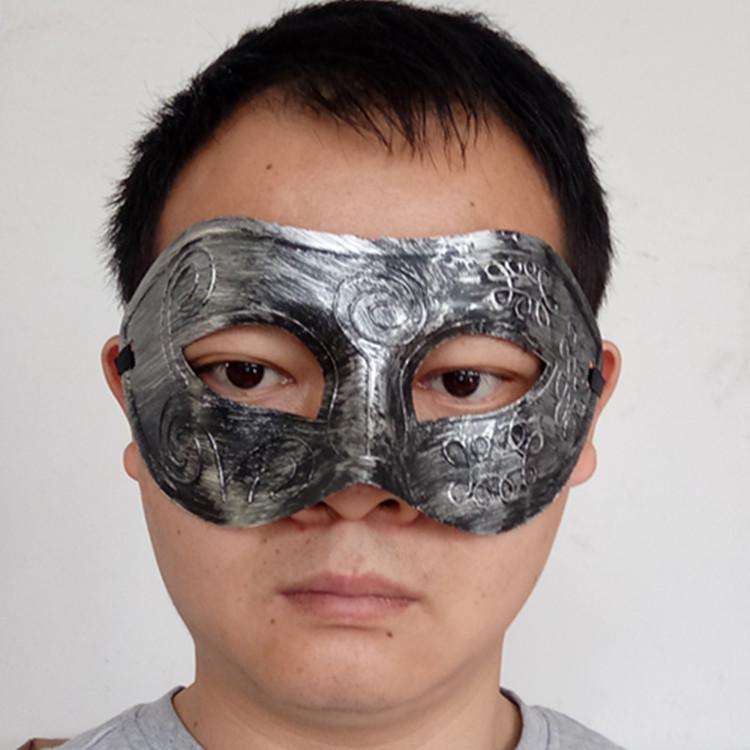 Men s Retro Halloween Masquerade Mask - Ancient Roman and Greek God of War Design