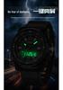 Sanda Student Sports Waterproof Luminous Dual-Display Multifunction Electronic Wristwatch