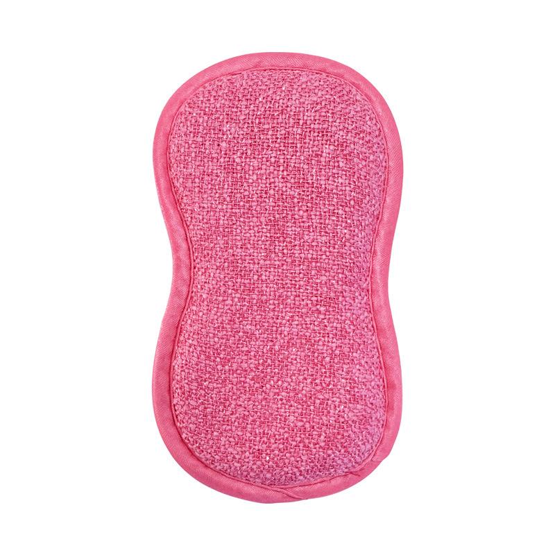 1 Pcs Dish Washing Spong Super Absorbent Microfiber Double Sided Scrub Sponge for Dishwashing Kitchen Bathroom Clean