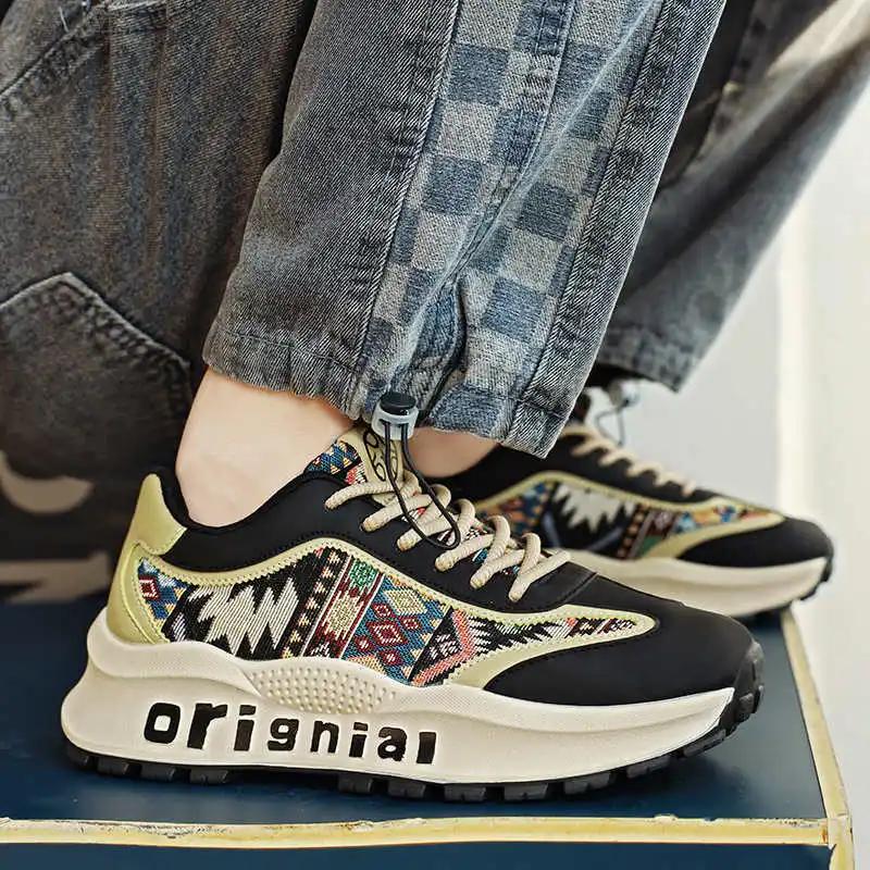 Fashion Number 44 39-47 D Boots Flats Men's Shoes Luxury Original White Men's Sneakers Sport Industrial Sewing Pas Cher Teniz