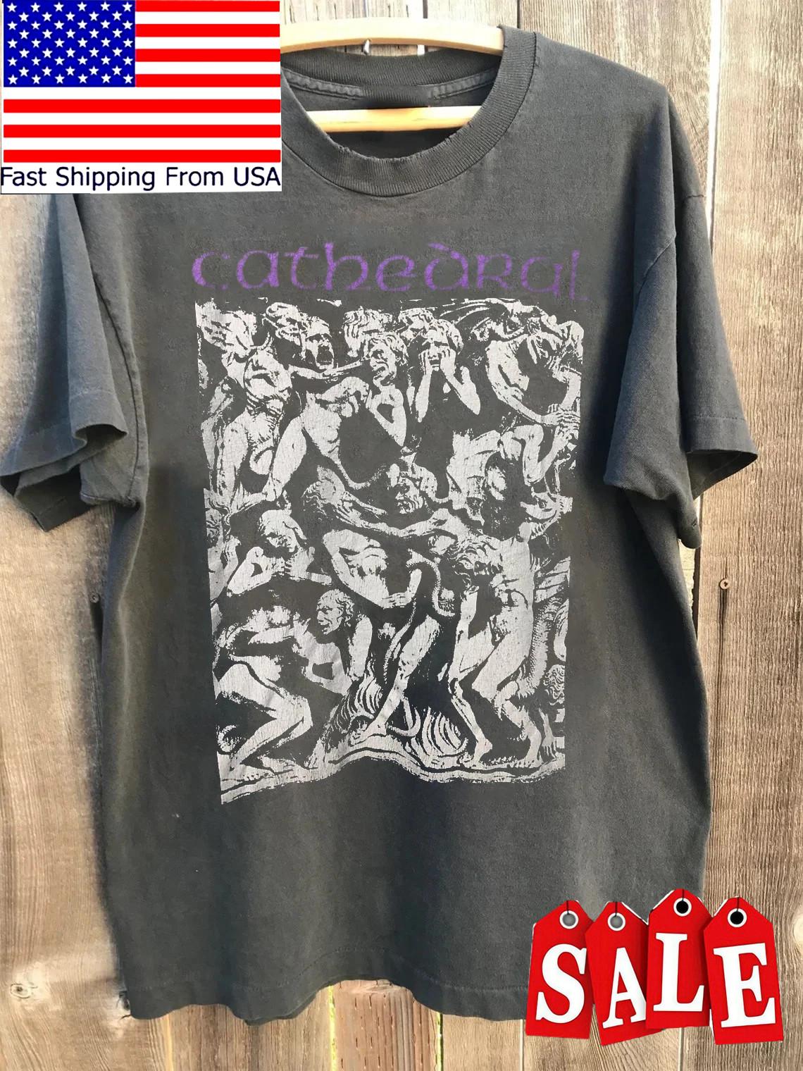 CATHEDRAL 1992 in Memoriam Unisex T Shirt Full Size S5XL S