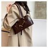 Retro Style Faux Leather Shoulder Bag for Women, Large Capacity Vintage Handbag, Trendy Commute Crossbody Bag