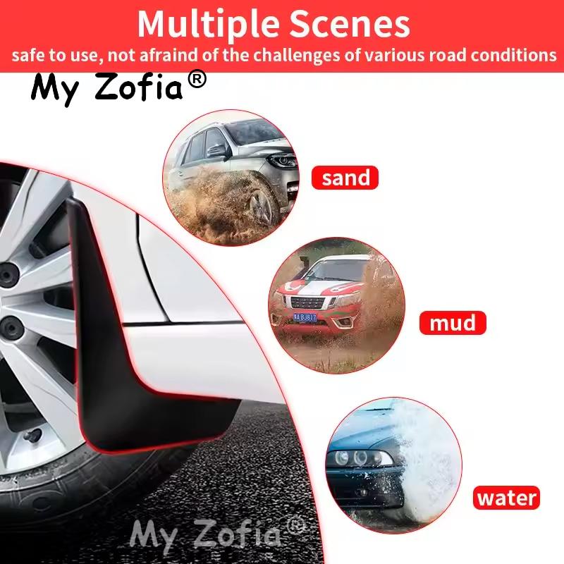 For New Chery Tiggo 8 Pro 2025 2026 Car Mudguards Mud Flaps Anti Dirt Cover Rear Wheel Arch Guards Fender Flares Accessories