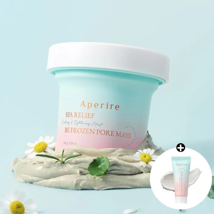 [+Pore Pack 20g] Spa Relief Be Frozen Glacier Clay Pore Tightening Pack 120g