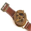 Brass Nautical Sundial Compass Wristwatch Antique Vintage Nautical Gift