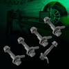 5pcs 12mm Vehicles Steel Four Wheel Alignment Adjustable Camber Kit Cam Bolt Army Green