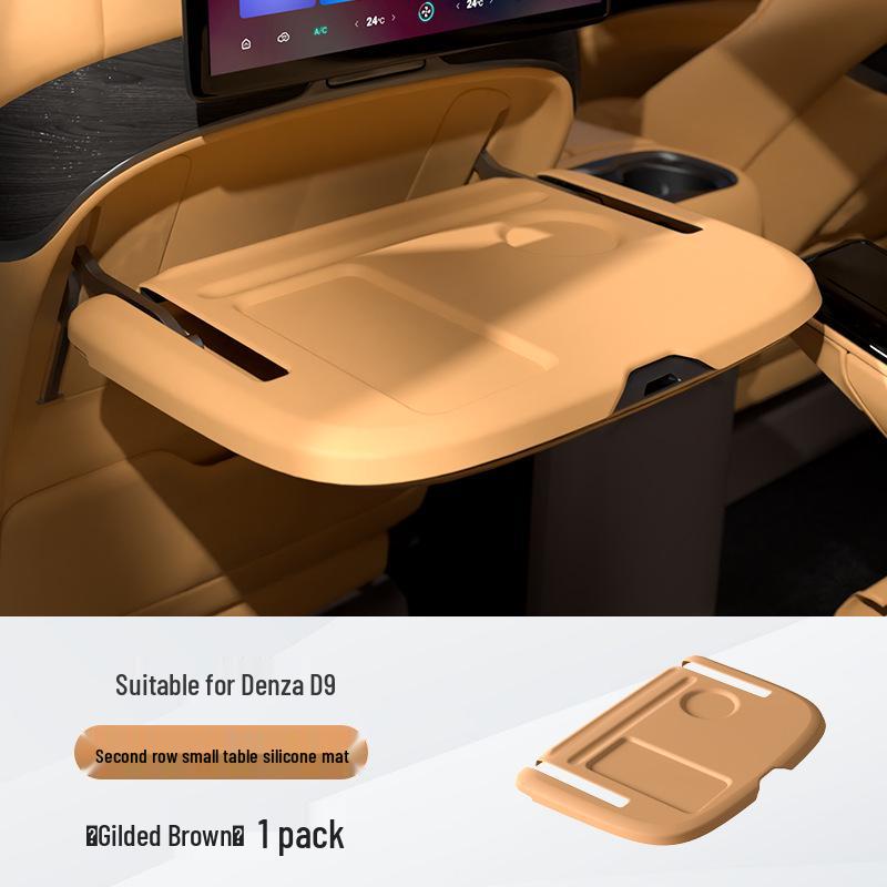 BYD D9 Middle Row Silicone Anti-Slip Folding Table Mat