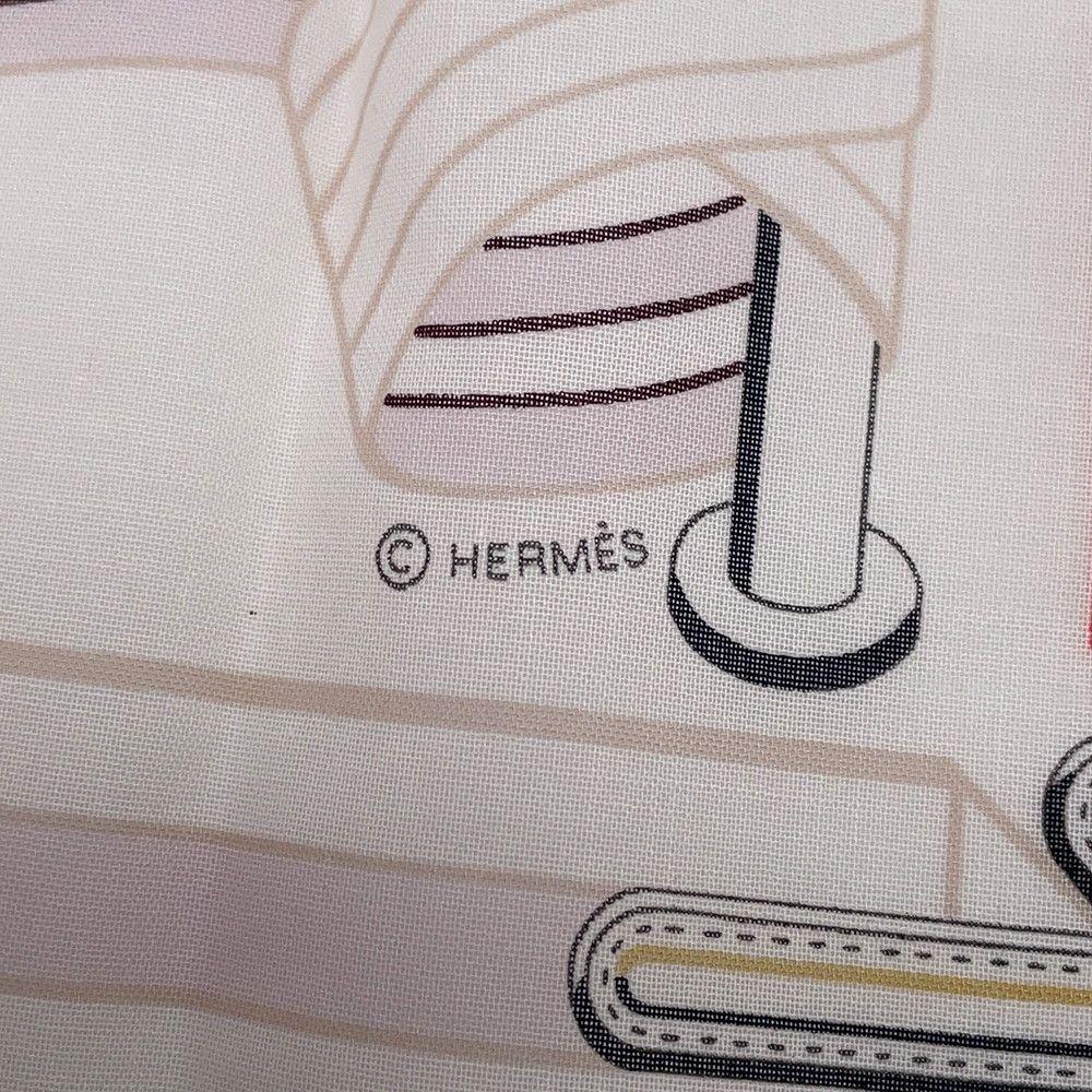 Used Hermes Handkerchief Sangle en Finesse Cotton HERMES Handkerchief