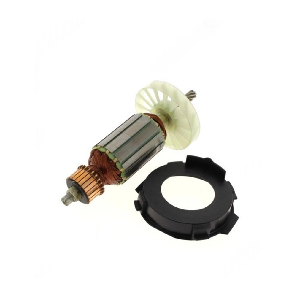 Armature Rotor for KGS 216M Circular Saw Motor 220-240V Replacement Part Featuring Copper Wire Winding and Protective Cover