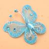 24pcs Glitter Decoration Mesh Wire Butterfly Sheer Gauze Organza Butterfly Sheer Butterfly Craft Projects