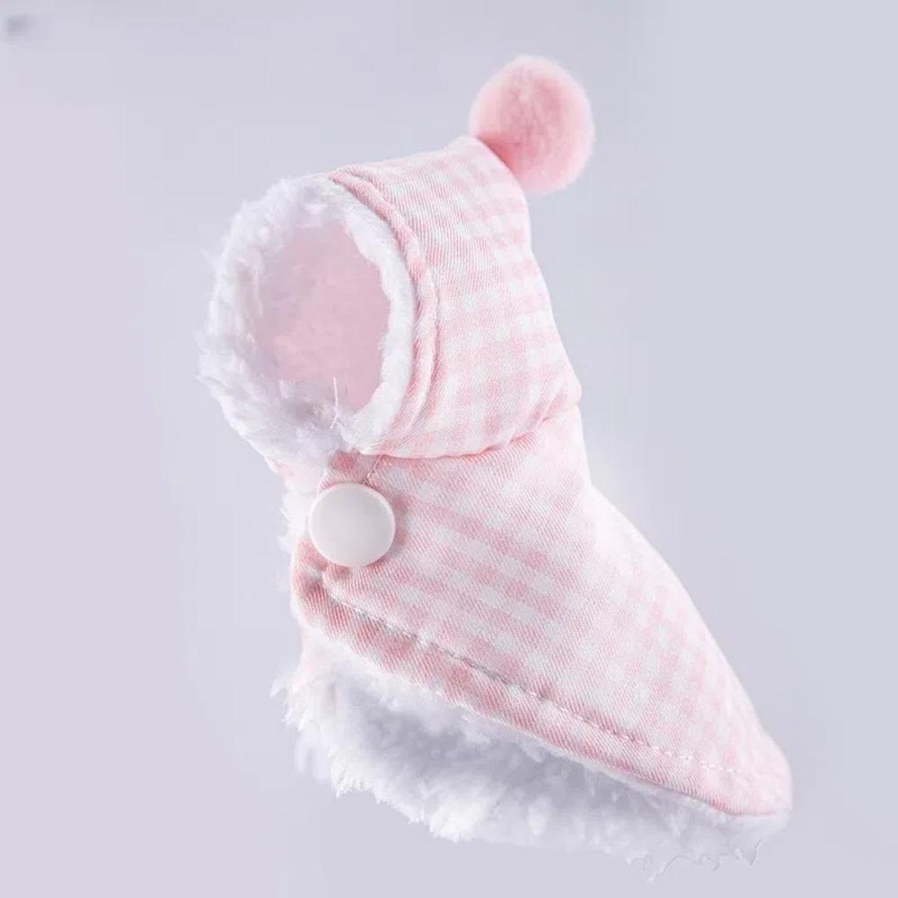 Thickened Warm Pet Parrot Cape Winter Plush Cape Hat Kit Trendy Birds Coat  Pet Accessories