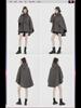 Men's Embroidered Functional Sweatshirt Cape - Spring/Autumn Loose Fit