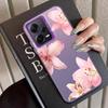 Pink Lily Flower Pattern Back Phone Cover Case for Xiaomi Poco F4 X3 NFC X5 X3 Pro C51 F3 GT C50