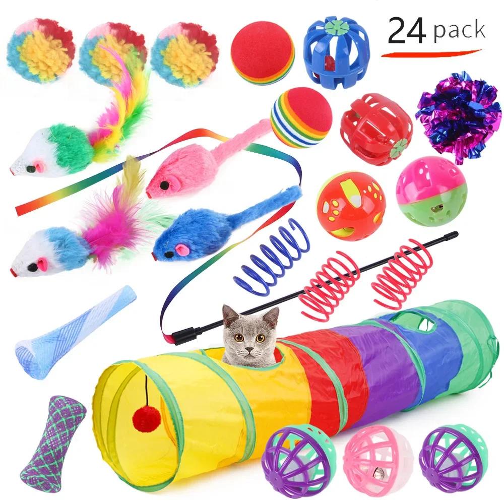 Katzenspielzeug, Bälle in Mausform, faltbar, für Katzen und Kätzchen, Spieltunnel, Chat, lustiges Katzenzelt, Mauszubehör, Simulationsfisch, Katzenzubehör