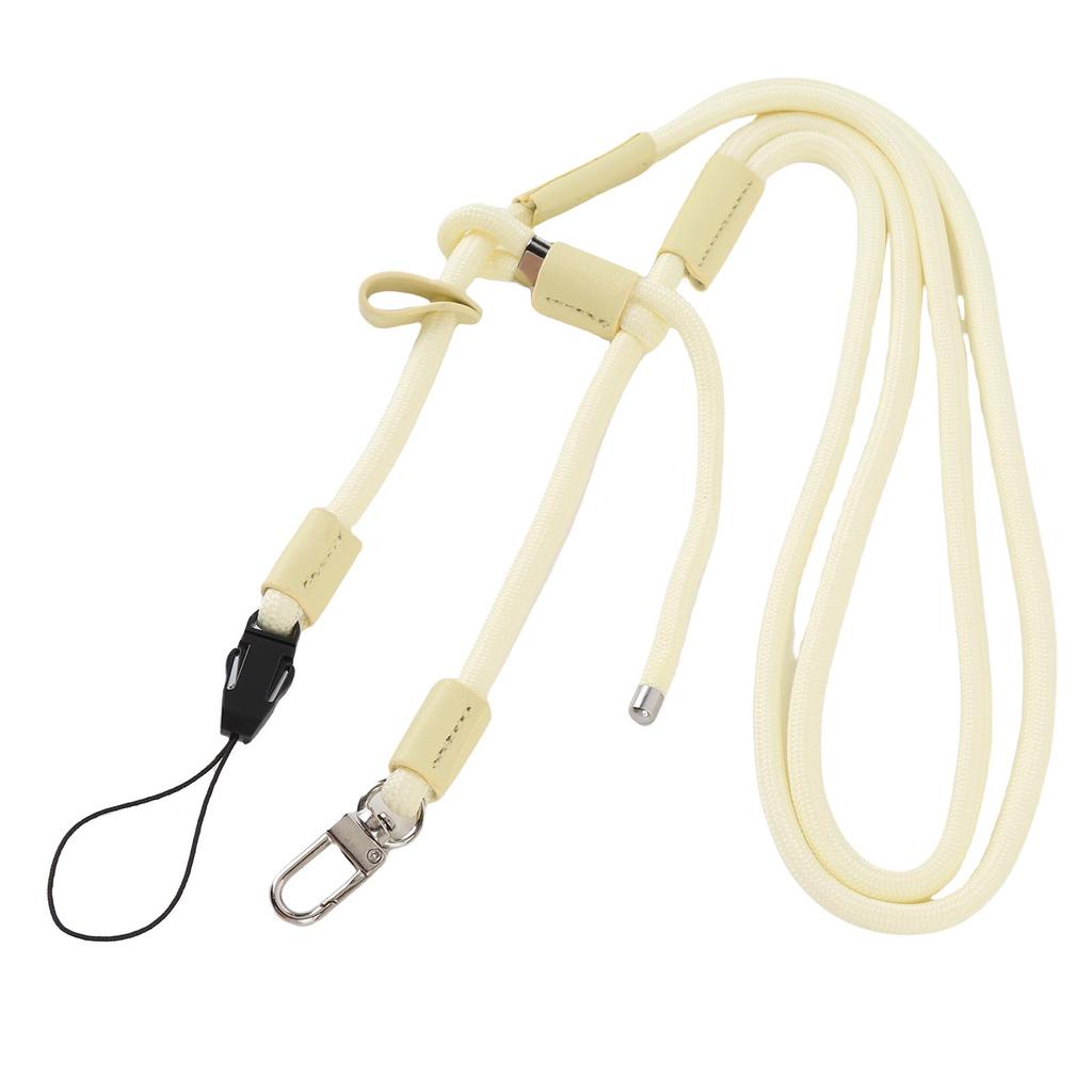 Κορδόνι Κάμερας Τσέπης Γρήγορης Απελευθέρωσης Ρυθμιζόμενο Κίτρινο Αντι-Χαμένο Σχοινί με Βίδα 14 ιντσών για Τσέπη